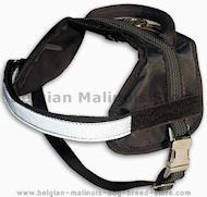 Reflective NYLON DOG HARNESS, All Weather Harness for Malinois