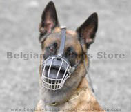 Belgian Shepherd Malinois Wire dog muzzle- Malinois muzzle