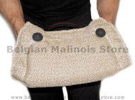 Selling Jute Bite Wedge Tug Toy with Hidden Handles