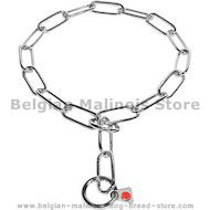 Get Fur Saver Stainless Steel Choke Chain Collar for Malinois