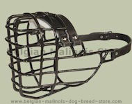 Belgian Malinois Wire Dog MUZZLE for winter