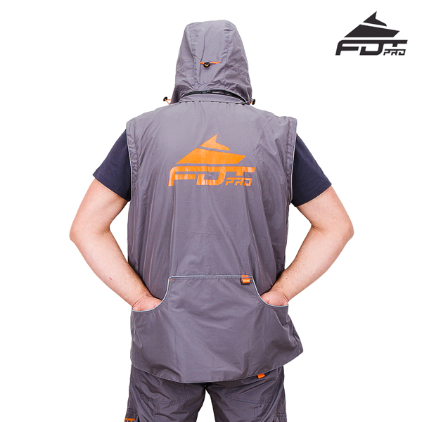 High Quality Dog Trainer Suit of Grey Color from FDT Pro