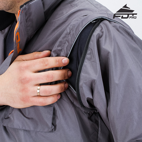 Top Rate Zipper on Sleeve for Pro Design Dog Tracking Jacket
