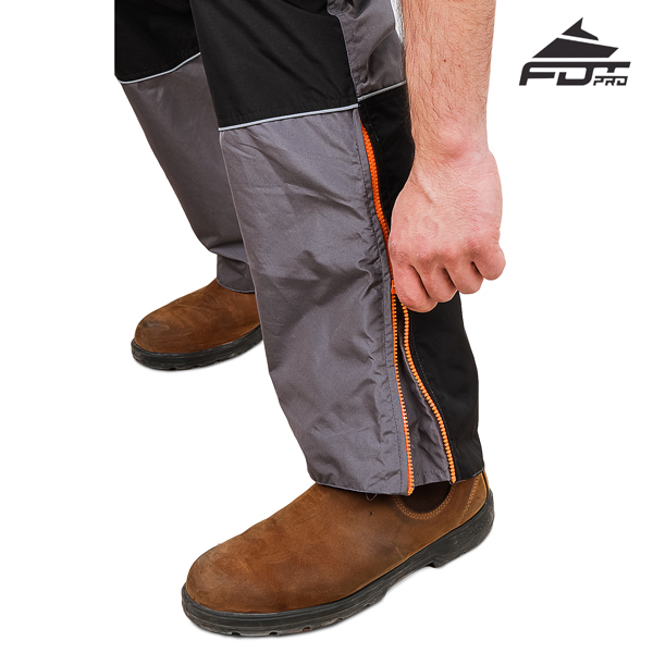 Professional Design Pants with Durable Zippers for Dog Tracking