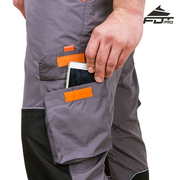 FDT Pro Design Dog Tracking Pants with Comfortable Velcro Side Pocket