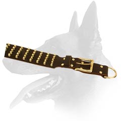 Quality Malinois Leather Dog Collar2