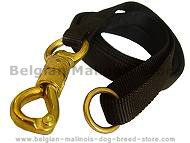 Tracking Police dog lead&massive solid brass snap&smart lock
