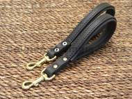 Short leather dog leash- dog training leash/lead