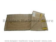 Dog bite sleeve cover made of jute