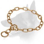 Belgian Malinois Curogan Fur Saver Choke Collar - 51541(67) 3mm Perfect for Training and Walking Choke Chain