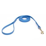 Amazing Blue Biothane Belgian Malinois Leash for Walking, Tracking_1