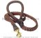 Braided Leather Dog Leash 4 foot-Braided Lead Belgian Malinois