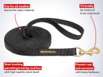 Nylon Dog Leash for Patrolling and Tracking