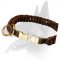 Sophisticated Braided Leather Choke Collar for Belgian Malinois