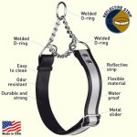Reflective Biothane Martingale Collar_4