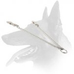 Belgian Malinois Chrome Plated Chain Coupler