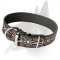 Stylish Painted Leather Collar for Belgian Malinois