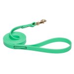 Green Waterproof Belgian Malinois Leash Made of Biothane_2