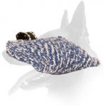 New Belgian Malinois French Linen Pocket-Size Bite Tug with Small Loop