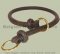 Rolled Leather/Choke Dog Collar 1/4 inch for Belgian Malinois