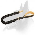 Anti-pulling Handcrafted Leather Leash for Belgian Malinois