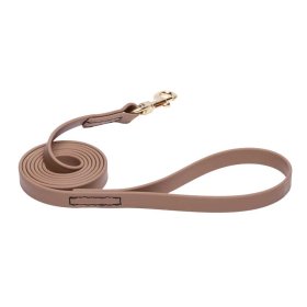 Khaki Waterproof Belgian Malinois Leash Made of Biothane