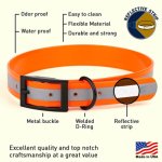 Dogline Reflective Translucent Biothane Collar_7