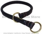 First Class Rolled Choke Collar for Belgian Malinois