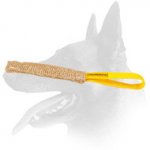 Belgian Malinois Puppy Jute Bite Tug with Comfortable Loop