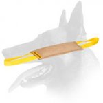 'Quick grip' Belgian Malinois Leather Bite Tug with 2 Handles