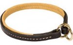Extra Durable Padded Leather Choke Collar