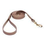 Khaki Waterproof Belgian Malinois Leash Made of Biothane_2