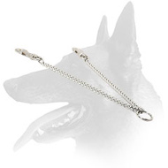 Belgian Malinois Chrome Plated Chain Coupler Belgian Malinois Chrome Plated Chain Coupler
