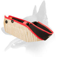 Strong Belgian Malinois Jute Short Bite Sleeve