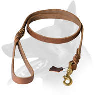Stylish and Super Strong Belgian Malinois Leather Leash