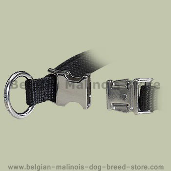 Nylon Quick-Release Training Pinch Collar for Belgian Malinois