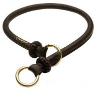 Amazing Silent Rolled Leather Choke Collar