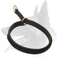 Leather Choke Collar for Belgian Malinois