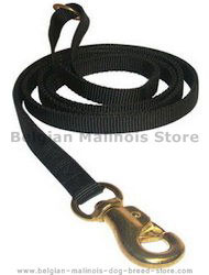 Tubular Nylon Waist Leads 6ft for Belgian Malinois