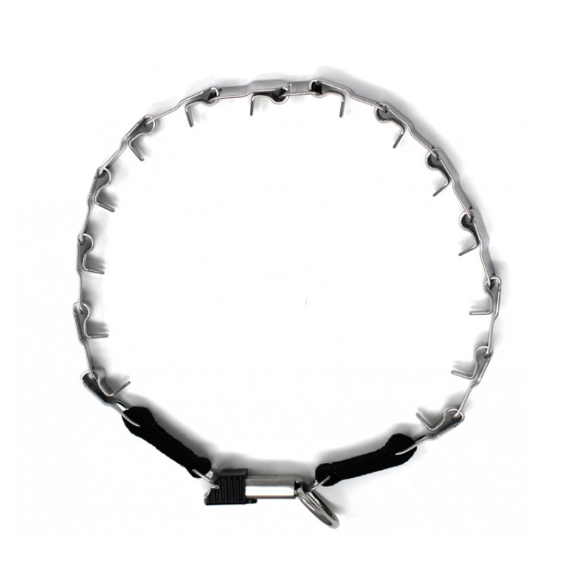 Herm Sprenger Stainless Steel Neck Tech Prong Collar with Buckle - 19 inches (48 cm) long - Click Image to Close