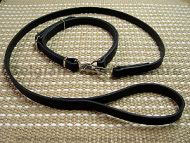 Police / hunting" dog leash and collar (combo)