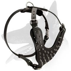 Comfy Belgian Malinois Dog Leather Harness