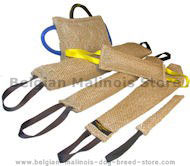 Belgian Malinois Training supplies jute bite tugs set