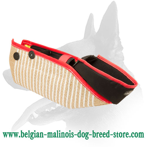 Strong Belgian Malinois Jute Short Bite Sleeve