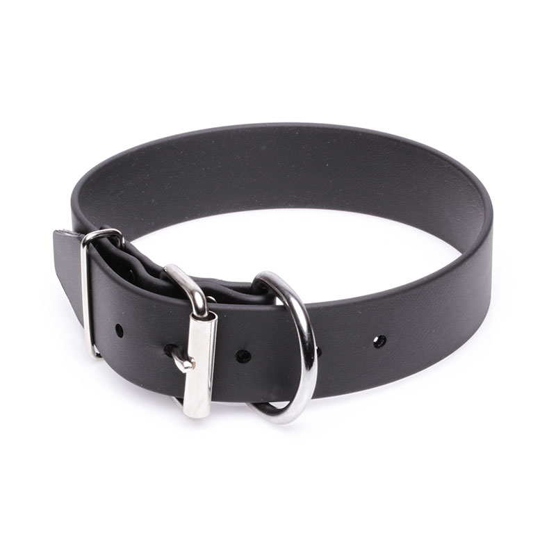 Extra Wide Black Biothane Belgian Malinois Collar