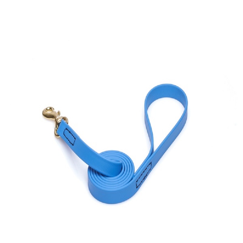 Blue Waterproof Belgian Malinois Leash Made of Biothane - Click Image to Close