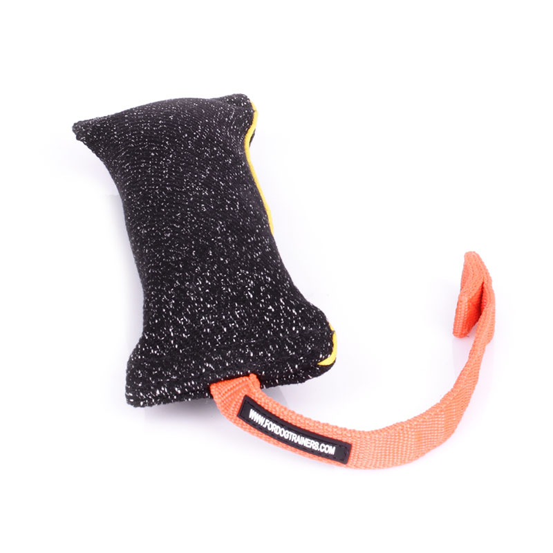 French Linen Bite Tug with Comfortable Loop