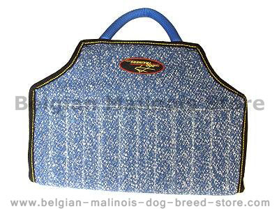 Dog bite developer cuff made of French Linen with handle