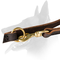 Reliable Belgian Malinois Training Leather Leash