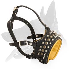 Malinois Leather Muzzle